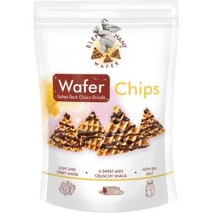 Vafeļu čipsi ELEPHANT ar sālītas šokolādes glazūru 70g   