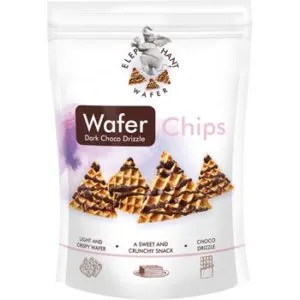 Vafeļu čipsi ELEPHANT ar šokolādes glazūru 70g  