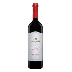 Sarkanvīns ASKANELI Kindzmarauli, pussalds, 11,5%, 0.75l