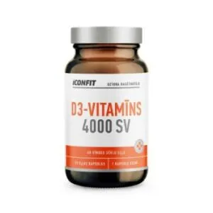Vitamīns D3 4000 SV kapsulas Iconfit N90