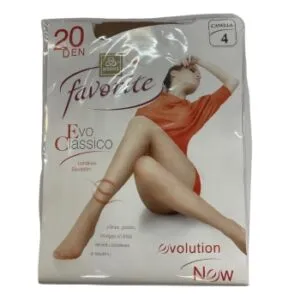 Zeķubikses Favorite Evo Classico 20den beige 4