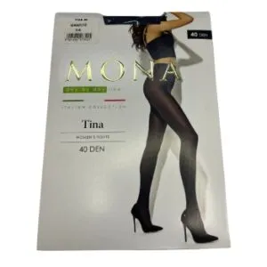 Zeķubikses Tina Soft Touch 40den 2 Grafite