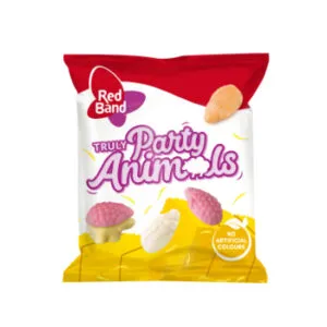 Košļājamās konfektes TRULY Party Animals 110g