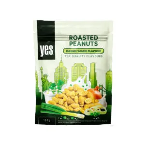 Zemesrieksti grauzdēti ar skābā krēj.un sīpolu garš.Yes 150g