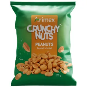 Zemesrieksti grauzdēti, sālīti Crunchy Nuts Arimex 175g