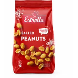 ESTRELLA Grauzdēti zemesrieksti ar sāli 240 g