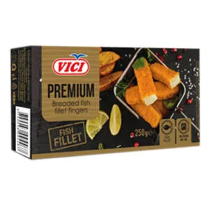 Zivju filejas pirkstiņi VIČI PREMIUM 250g