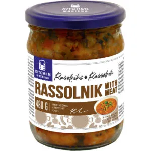 Zupa rasoļņiks ar gaļu KITCHEN MASTERS, 480g