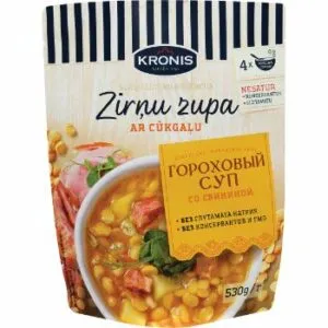 Zupa zirņu ar cūkgaļu Kronis Doy pakā 530g