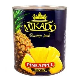 Ananasu gabaliņi sīrupā 3100ml/1840g MIKADO