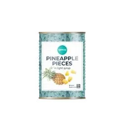 Ananasu gabaliņi sīrupā 850g/490g GEMOSS COLLECTION