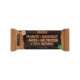 Batoniņš diedzētu griķu proteīna - zemesriekstu 35g BIO
