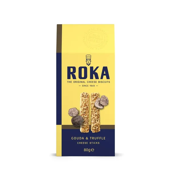 Cepumi ar Gouda sieru un trifelēm 80g ROKA [12]