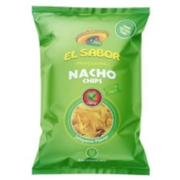 Kukurūzas čipsi EL SABOR, ar halapenjo, 425g