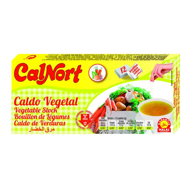 Dārzeņu buljons CALNORT 12×10g [24]