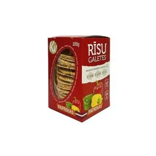 Galetes rīsu ar kūpinātu un aso papriku un jūras sāli 100g