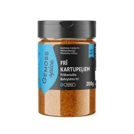 Garšvielu maisījums pikantais frī kartupeļiem, ar sāli 200g GEMOSS SPICE