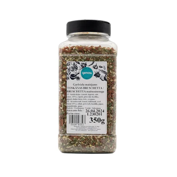 Garšvielu maisījums Toskānas bruschetta 350g GEMO SPICE L [15]