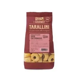 Itāļu uzkoda Tarallini ar šķiņķi un sieru 200g