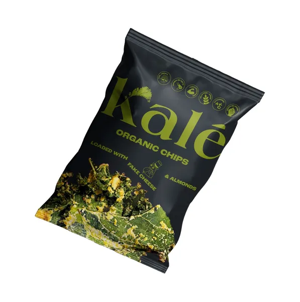 Kale čipsi ar rauga pārslām un mandelēm BIO 45g [20]