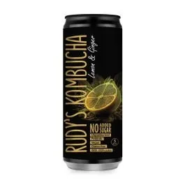 Kombucha Citrons un Ingvers bez cukura 330ml