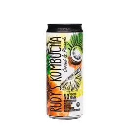 Kombucha Kokosrieksts un ananass bez cukura 330ml