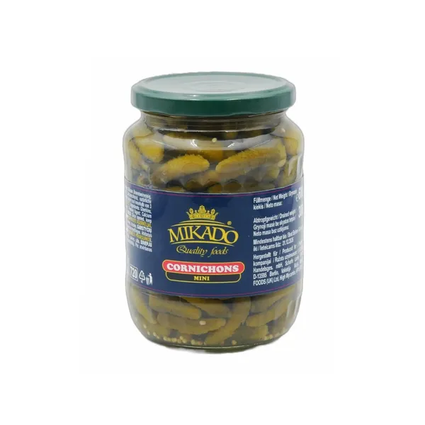 Kornišoni mini 2-4 cm 720ml/380g MIKADO [12]