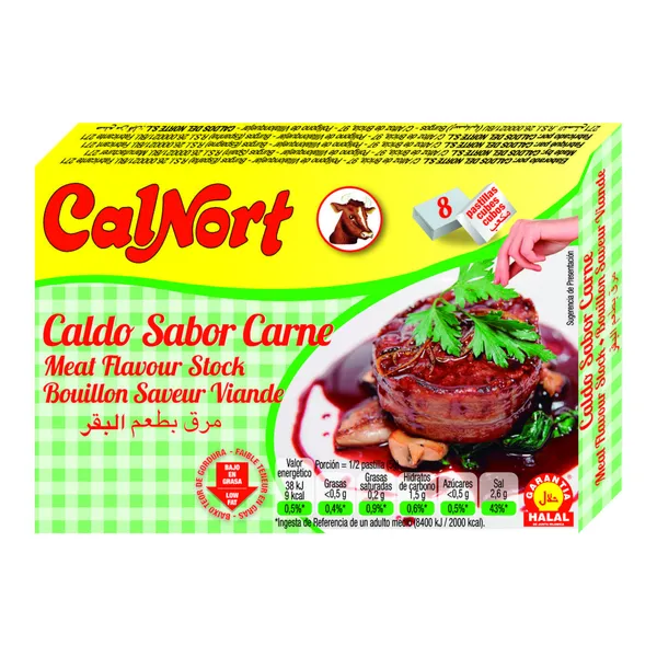 Liellopu gaļas buljons CALNORT 8×10g [24]