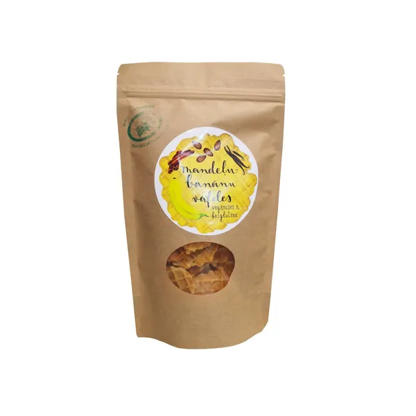 Mandeļu-banānu vafeles 80g [12]V_O