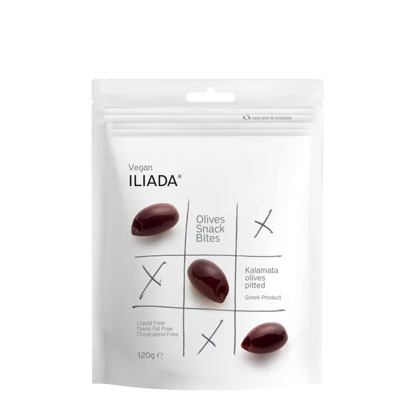 Olīvas Kalamata bez kauliņiem 120g ILIADA [16] SNACK BITES