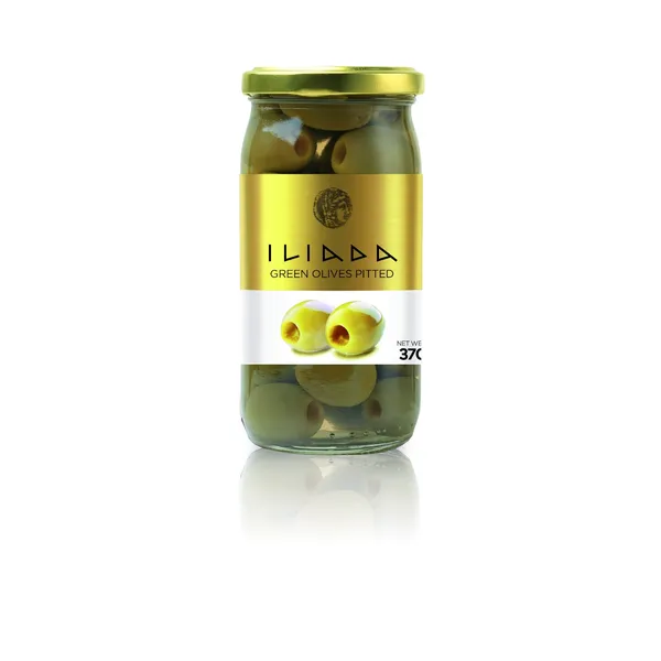 Olīvas zaļās bez kauliņiem 370g/190g ILIADA [12] V_O