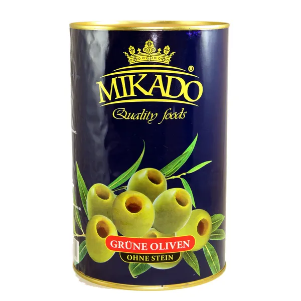 Zaļās olīvas, bez kauliņiem MIKADO, 4250ml