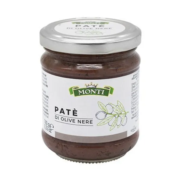 Pasta melno olīvu 180g