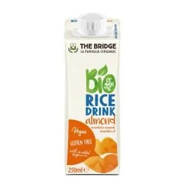 Rīsu dzēriens ar mandelēm BIO (bezglutēna) 250ml