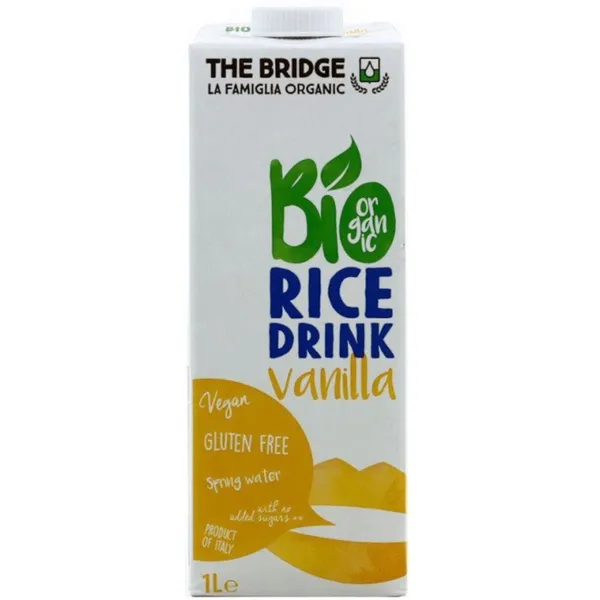 Rīsu dzēriens ar vaniļu BIO (bezglutēna) 1000ml [12]