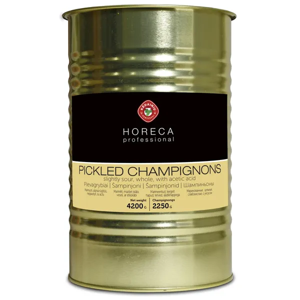 Šampinjoni marinēti 4200g/2250g [2]