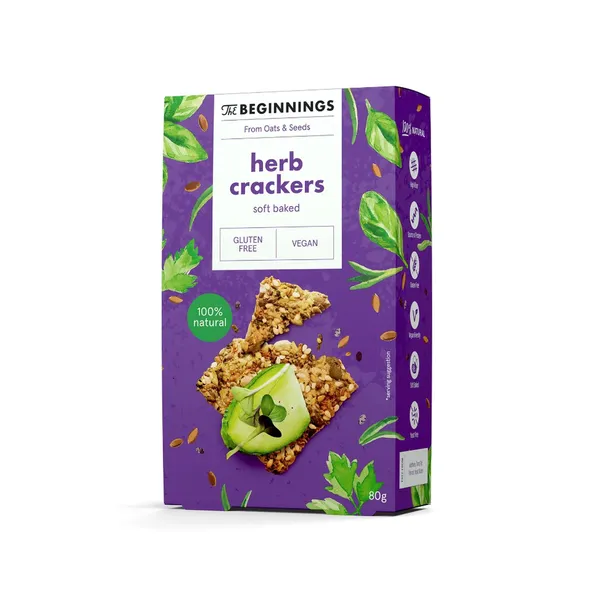 Sēklu krekeri ar garšaugiem 80g [8]