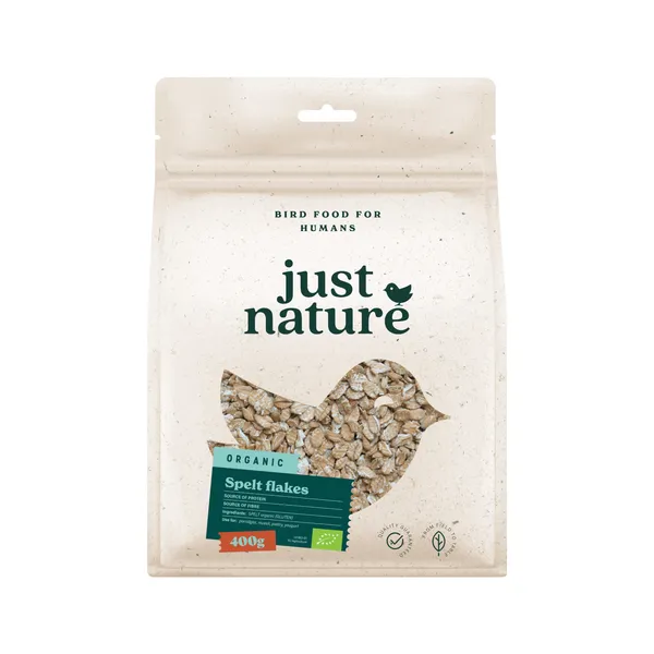 Speltas pārslas BIO 400g JUST NATURE [5]