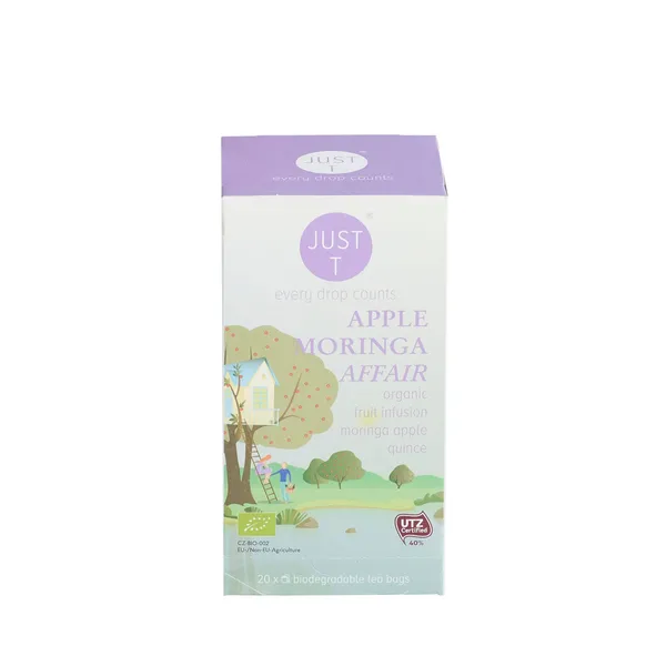 Tēja augļu APPLE MORINGA AFFAIR BIO 2gx20 Double chamber bag [6] Nr. 11