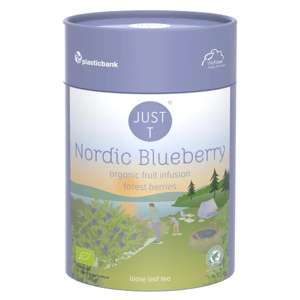 Tēja augļu NORDIC BLUEBERRY BIO 125g Loose Leaf Tea [4]