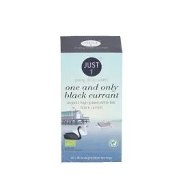Tēja baltā ONE AND ONLY BLACK CURRANT BIO 1gx20 Double chamber bag