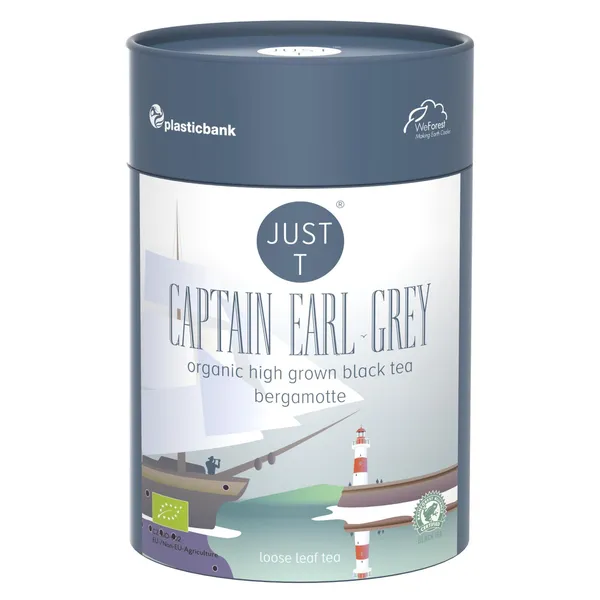 Tēja melnā CAPTAIN EARL GREY BIO 80g High Grown Loose Leaf Tea [4]