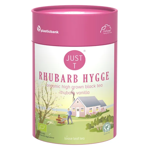 Tēja melnā RHUBARB HYGGE BIO 80g High Grown Loose Leaf Tea [4]