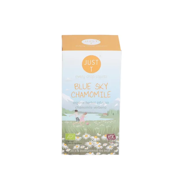 Tēja zāļu BLUE SKY CHAMOMILE BIO 1,25gx20 Double chamber bag [6] Nr. 14