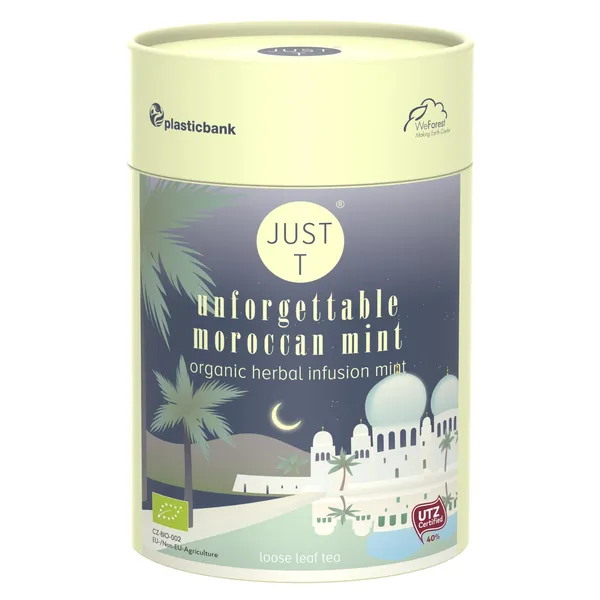 Tēja zāļu UNFORGETTABLE MAROCCAN MINT BIO 80g Loose Leaf Tea [4]