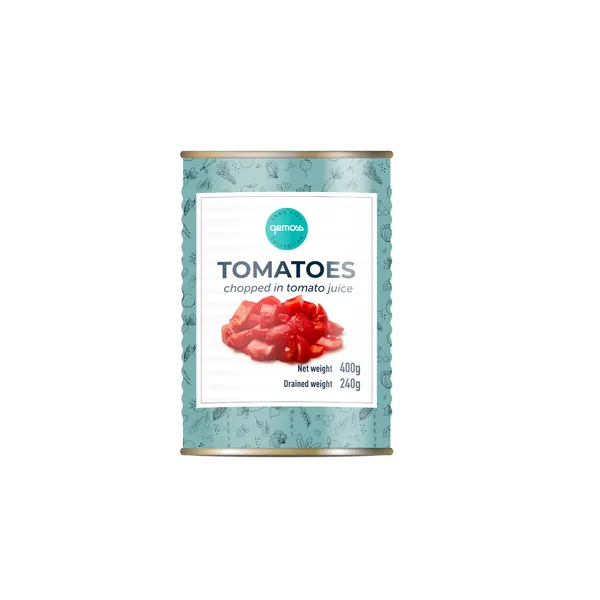 Tomāti mizoti, griezti tomātu sulā 400g/240g