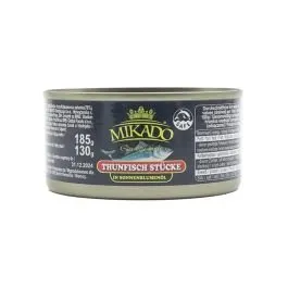 Tunča gabaliņi augu eļļā 185g/135g MIKADO