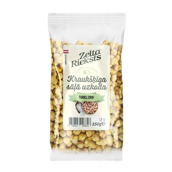 Turku zirņi kraukšķīgi, sāļā uzkoda 150g [7]