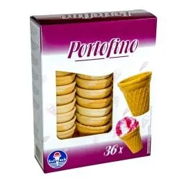 Vafeļu glāzītes Portofino 36 gab.