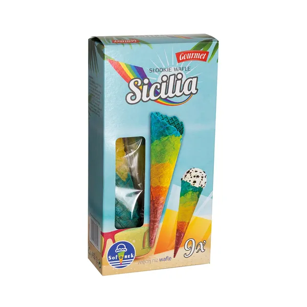 Vafeļu konusi Sicilia h17cm 9 gab. [14]